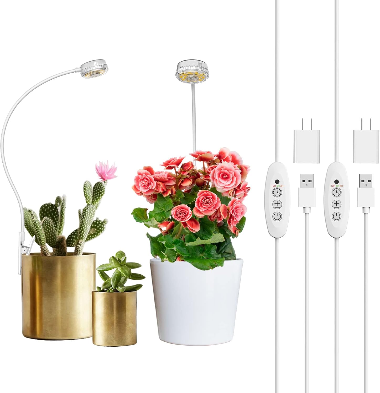 SANSI Grow Lights for Indoor Plants, LED Pot Clip Plant Light for Growing, 4000K...