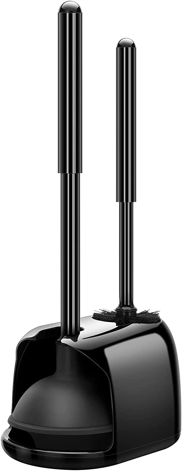 SetSail Toilet Brush and Plunger Set, Toilet Plungers for Bathroom Heavy Duty To...