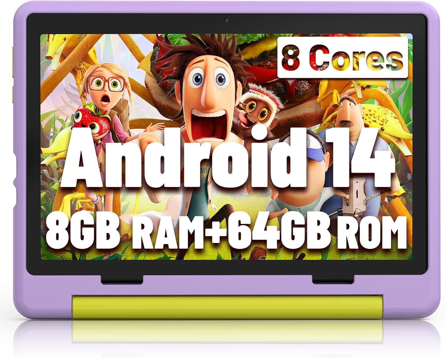 Kids Tablet｜Upgraded Android 14 Tablet 10 inch for Kids with Protective Case｜O...