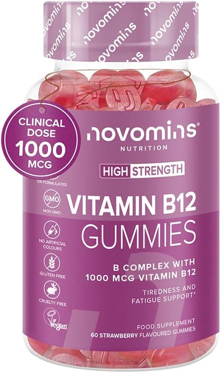 Vitamin B12 Gummies - Vegan - High Strength - 1 Month Supply - Vitamin B12 1000...