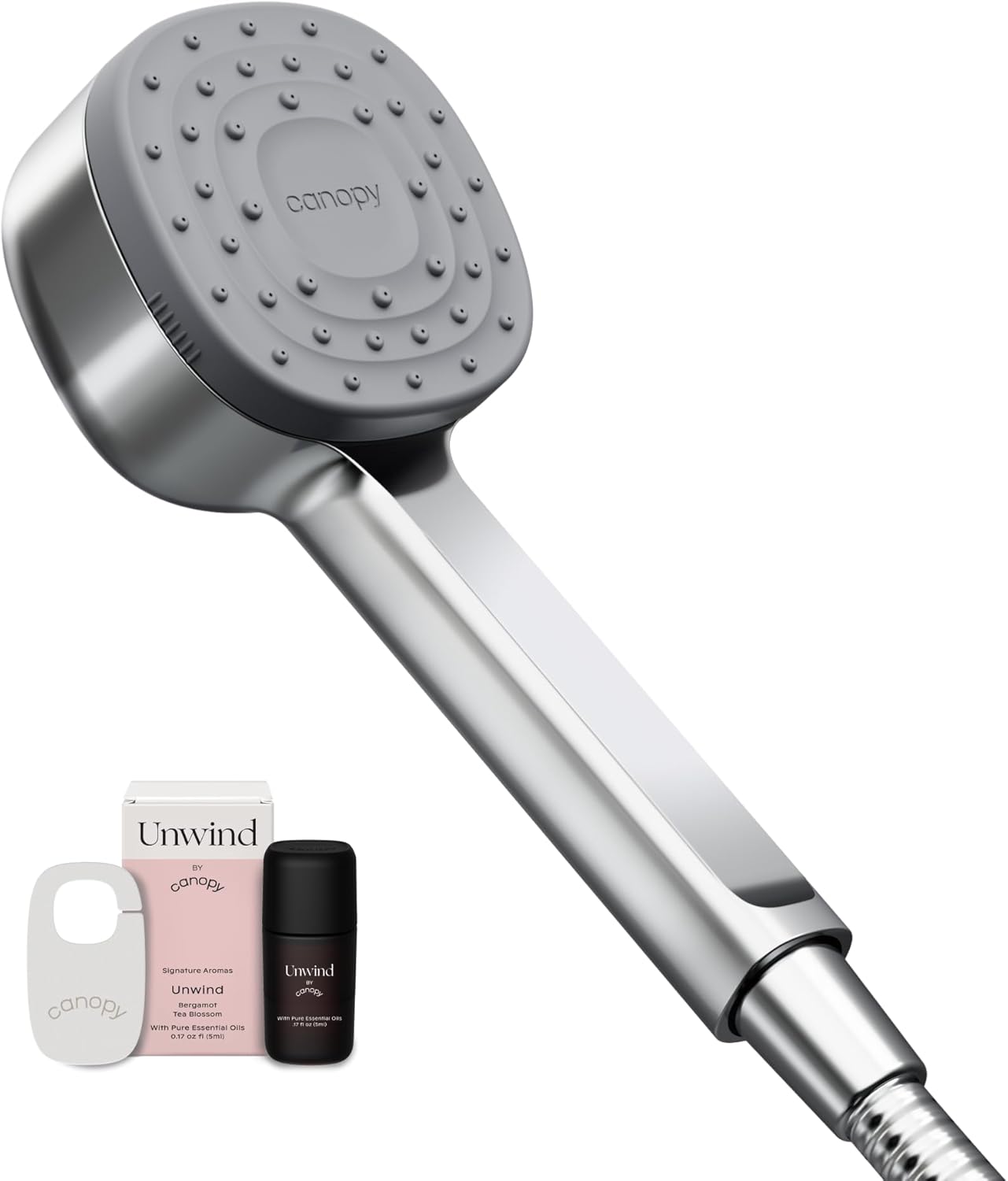 Canopy Handheld Filtered Shower Head & Scalp Massager - High Pressure Shower Hea...