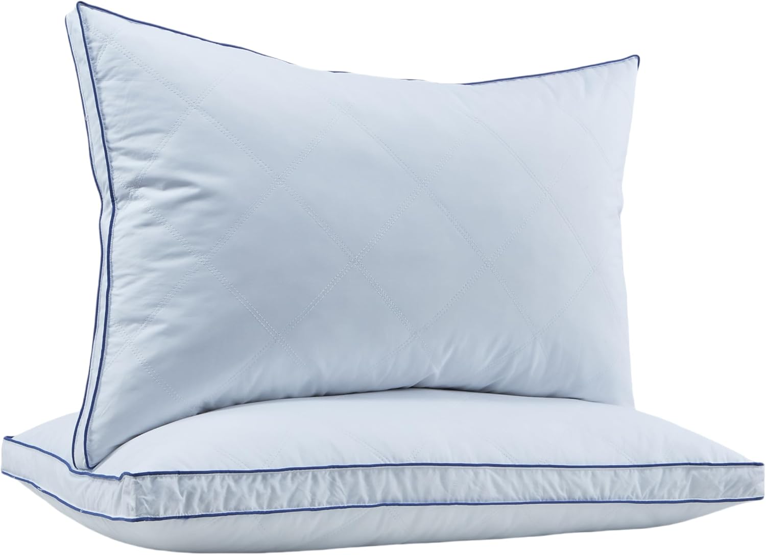 puredown Feather Down Pillows King Size Set of 2, Luxury Goose Feather Pillow fo...