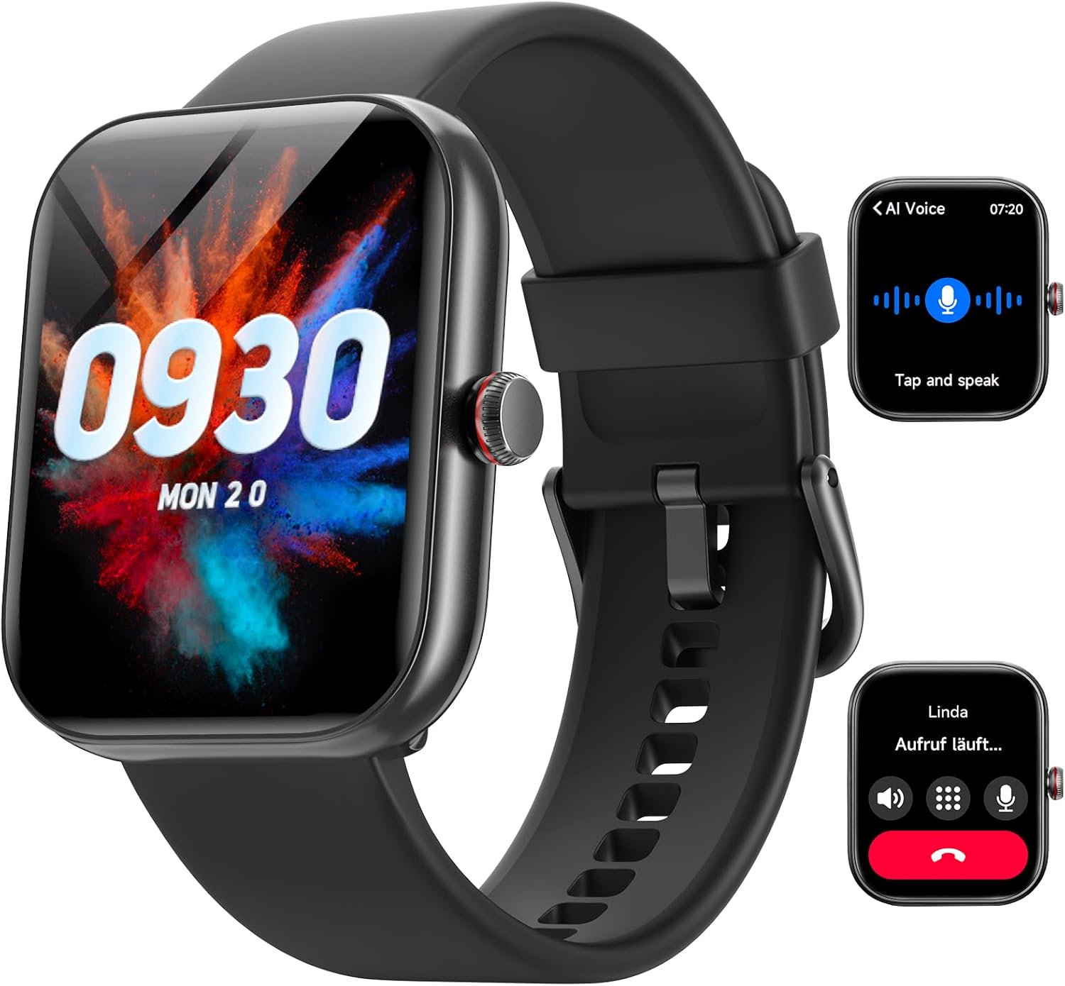 Smart Watch for Men Women, Answer/Make Calls,[1.91"HD Screen] Smart Watches for...