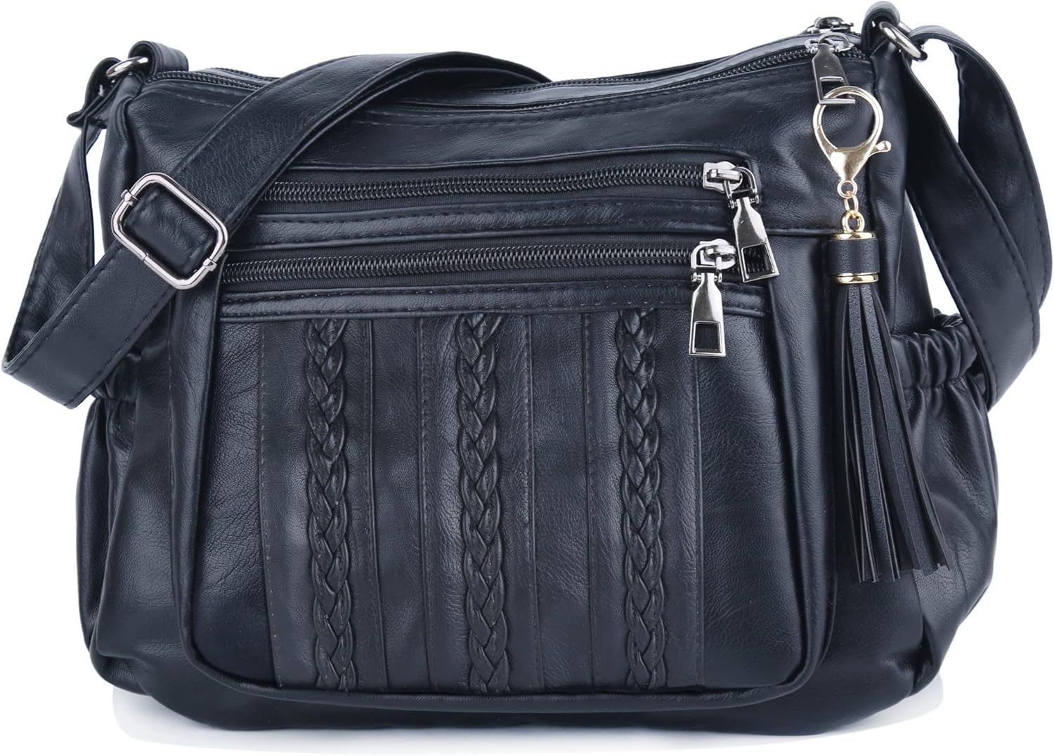 ELDA Purses for Women Pocketbooks Soft PU Leather Ladies Crossbody Purse Multi P...