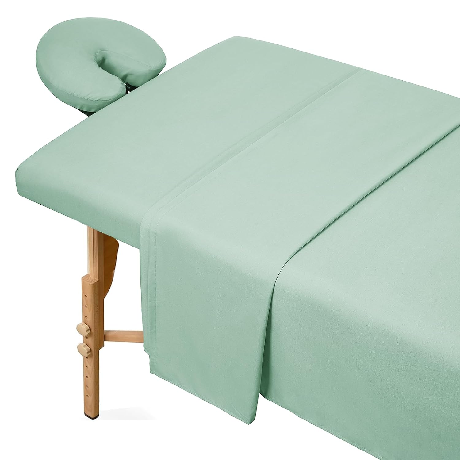 Comfyanno Massage Table Sheets Sets, 3 Piece Brushed Microfiber Massage Table Be...