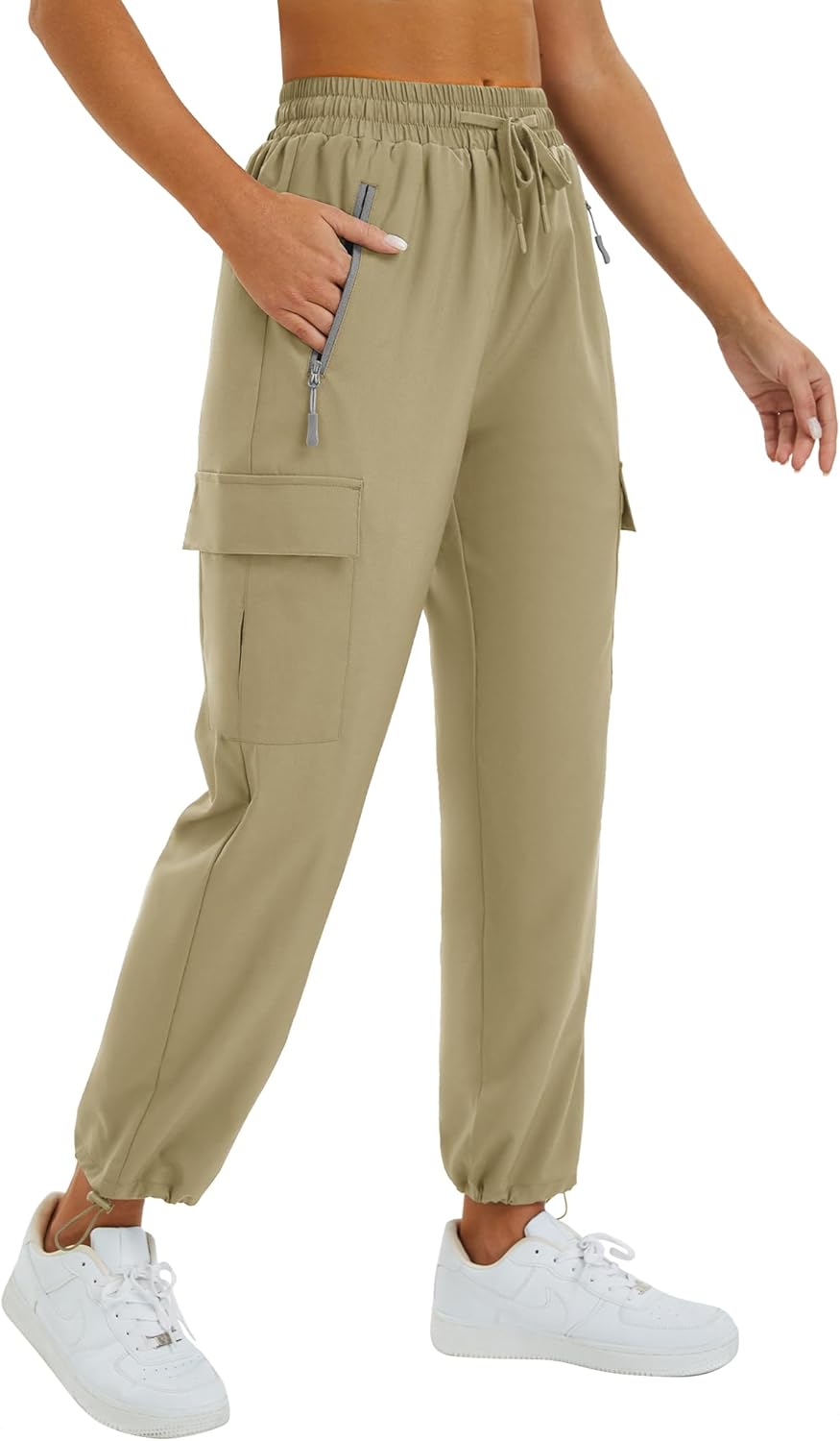 FARUNGS Quick Dry Cargo Pants Lightweight Tactical Hiking Pants with 5 Pockets f...