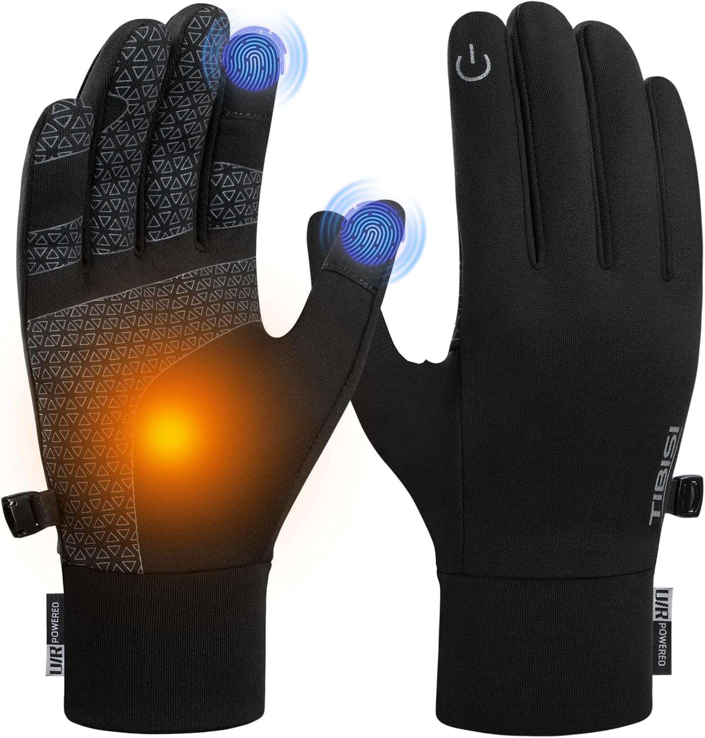 RUIXUE Winter Running Gloves Warm Lightweight, Touchscreen Gloves Grip Cycling G...
