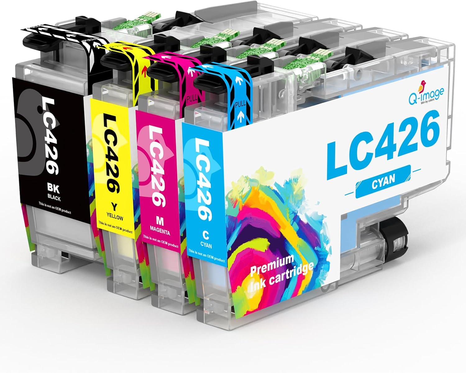 Q-image LC426 Ink Cartridge Replacement for Brother LC-426 LC-426 XL Multipack f...