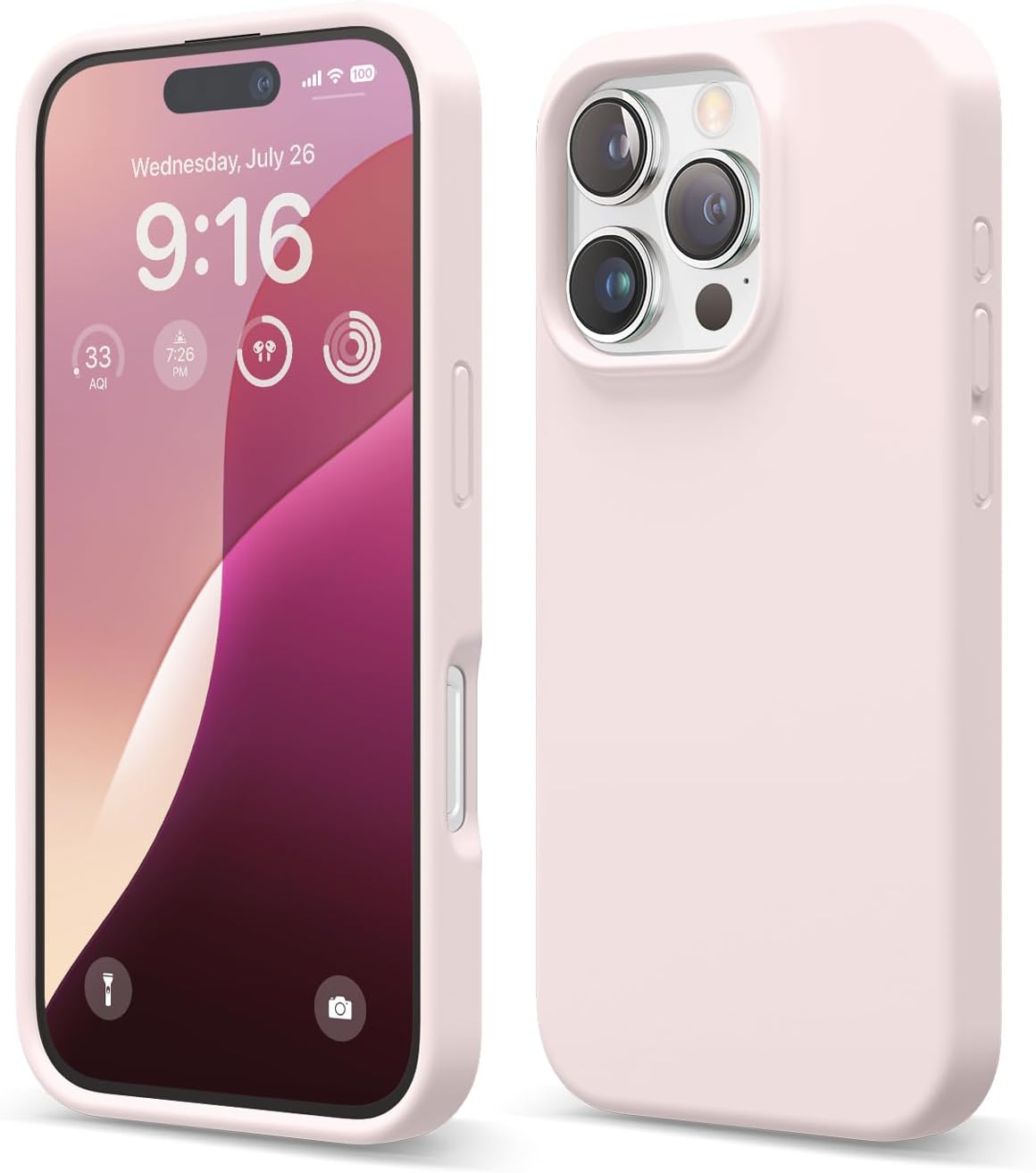 elago Compatible with iPhone 16 Pro Case, Premium Liquid Silicone Case, Full Bod...