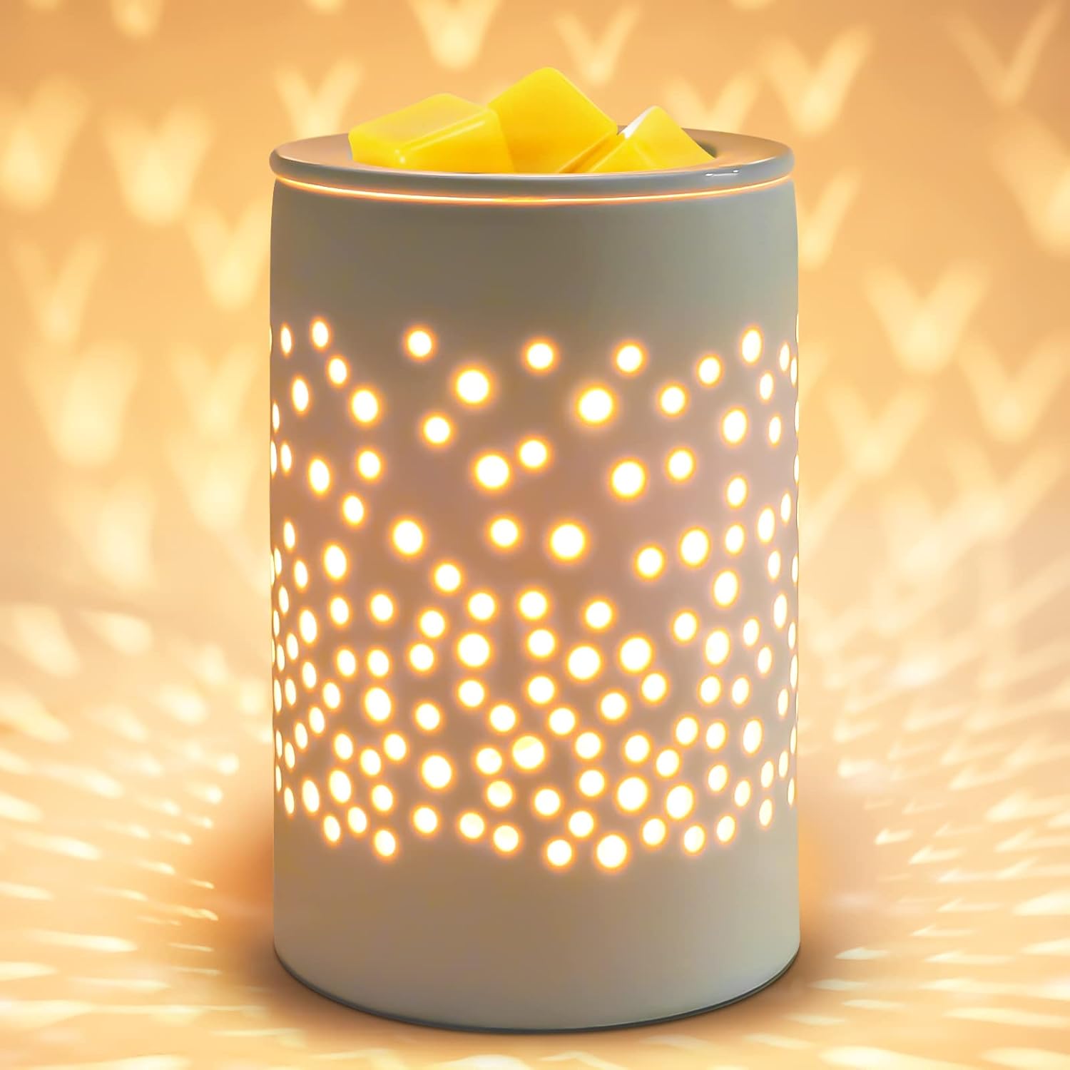 Bobolyn Ceramic Electric Oil Burner Wax Melts Burner Warmer Melter Fragrance Oil...