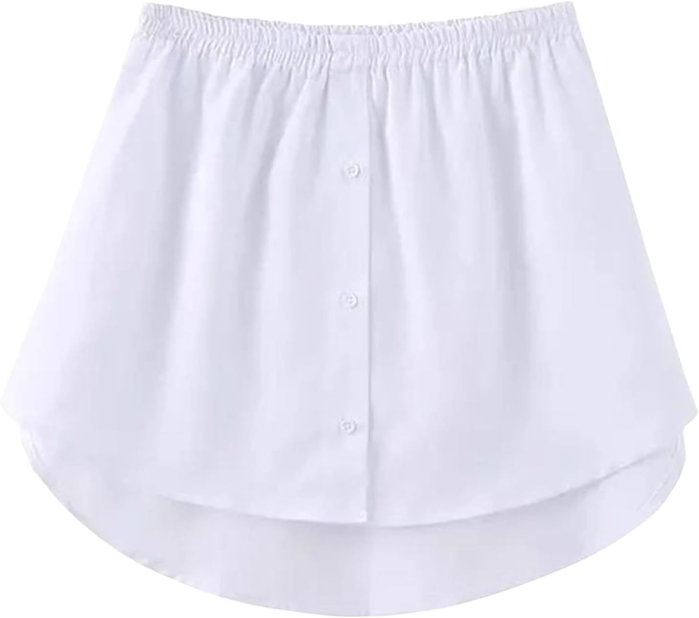 OBBUE Women's Mini Adjustable Shirt Extender Removable Layering Half Length Unde...