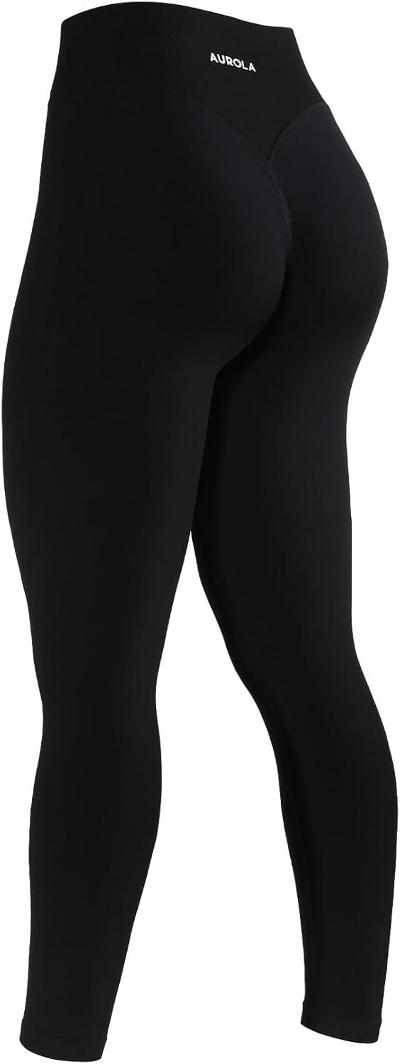 AUROLA Impressive Women Workout Leggings High Waist Yoga Pants, Seamless Running...
