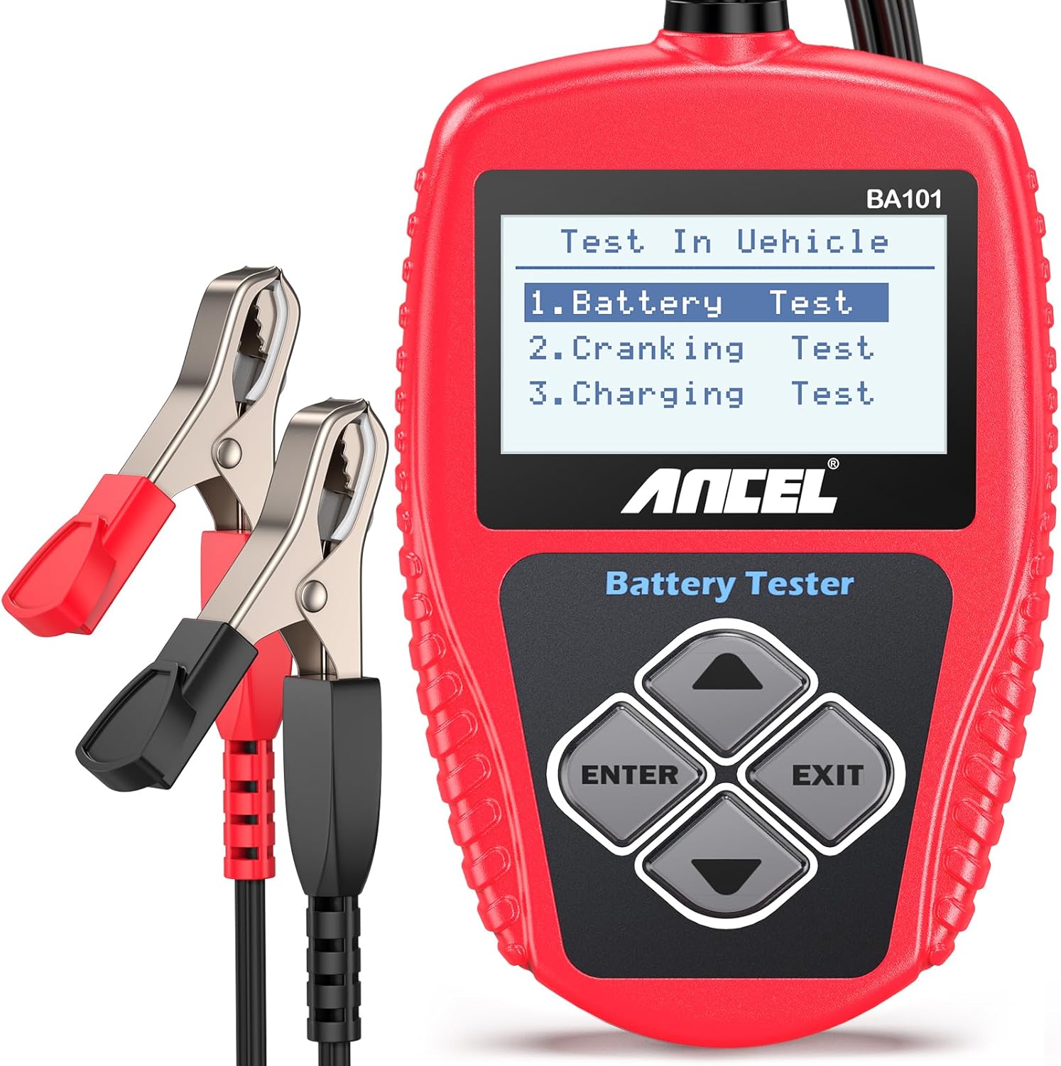 ANCEL BA101 Car Battery Tester 12V - Digital Automotive Batteries & Alternator D...