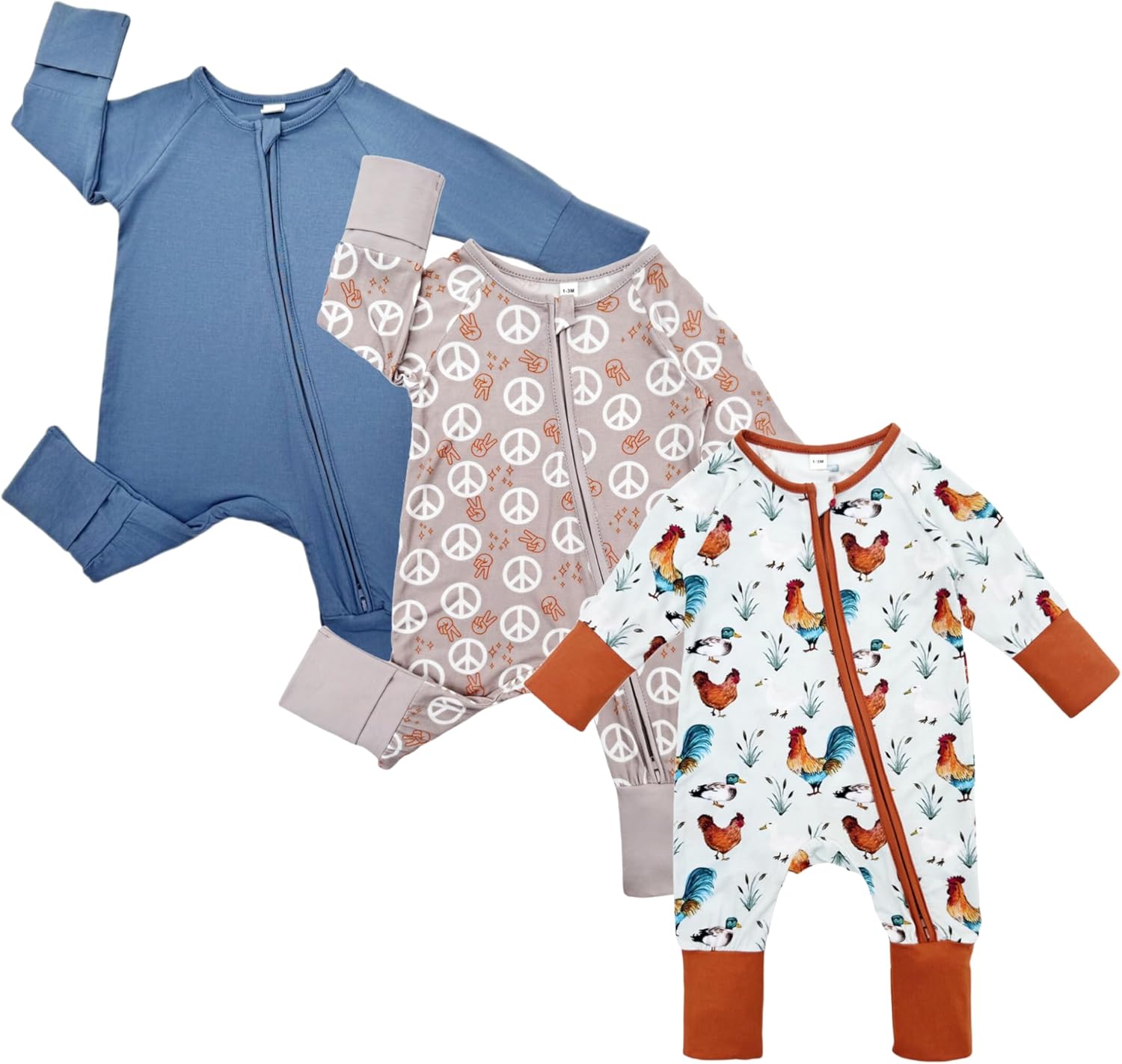 Bow Dream Infant Boys Girls Clothes Newborn Bamboo Rayon Baby girl Romper baby b...