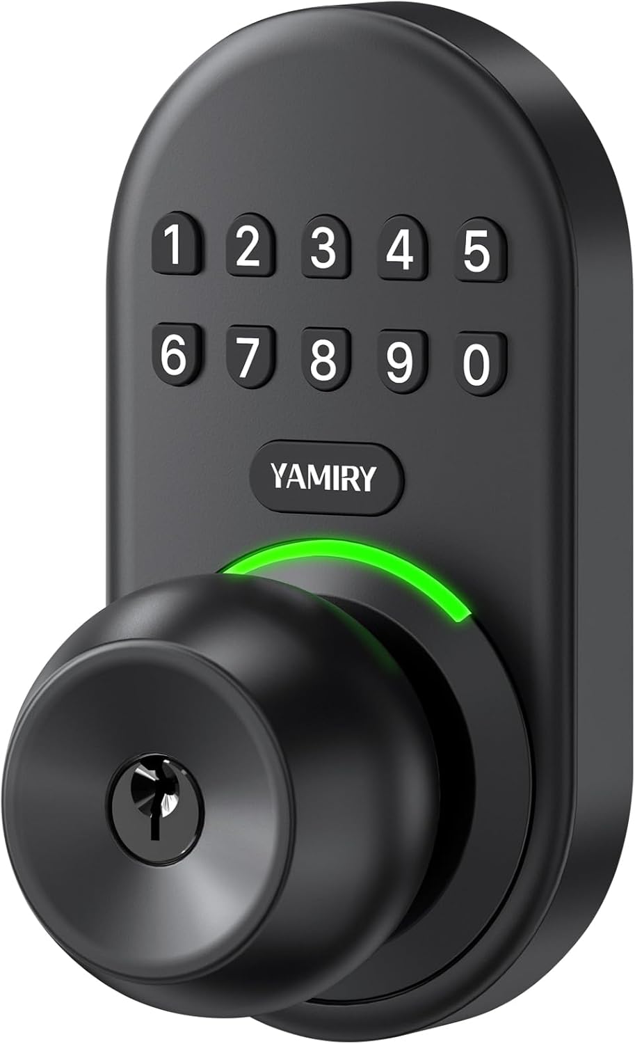 Keypad Smart Door Knob Lock, Yamiry Keyless Entry Door Lock for Front Door, Digi...