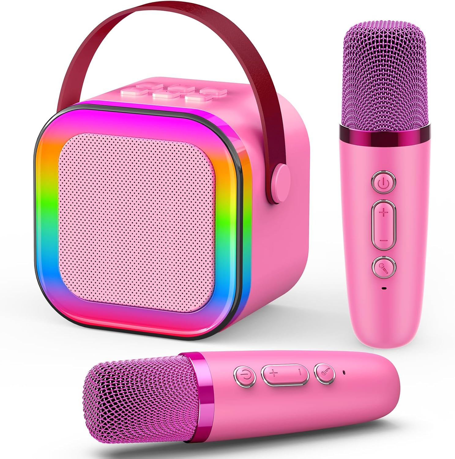 Dislocati 3-12 Year Old Girls Gifts, Karaoke Machine 2 Microphones for Kids Toys...