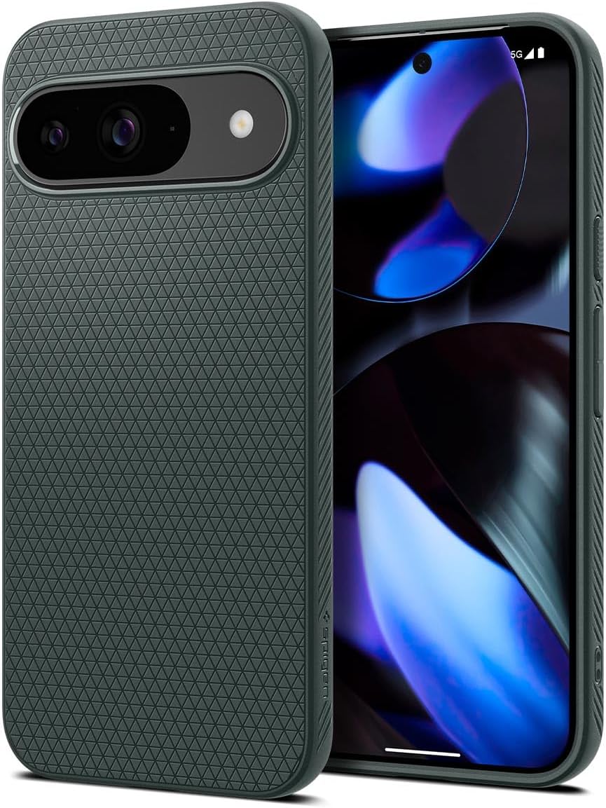 Spigen Liquid Air Case Compatible with Google Pixel 9/9 Pro - Abyss Green