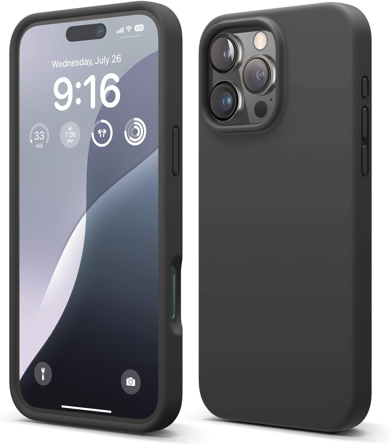 elago Compatible with iPhone 16 Pro Max Case, Premium Liquid Silicone Case, Full...