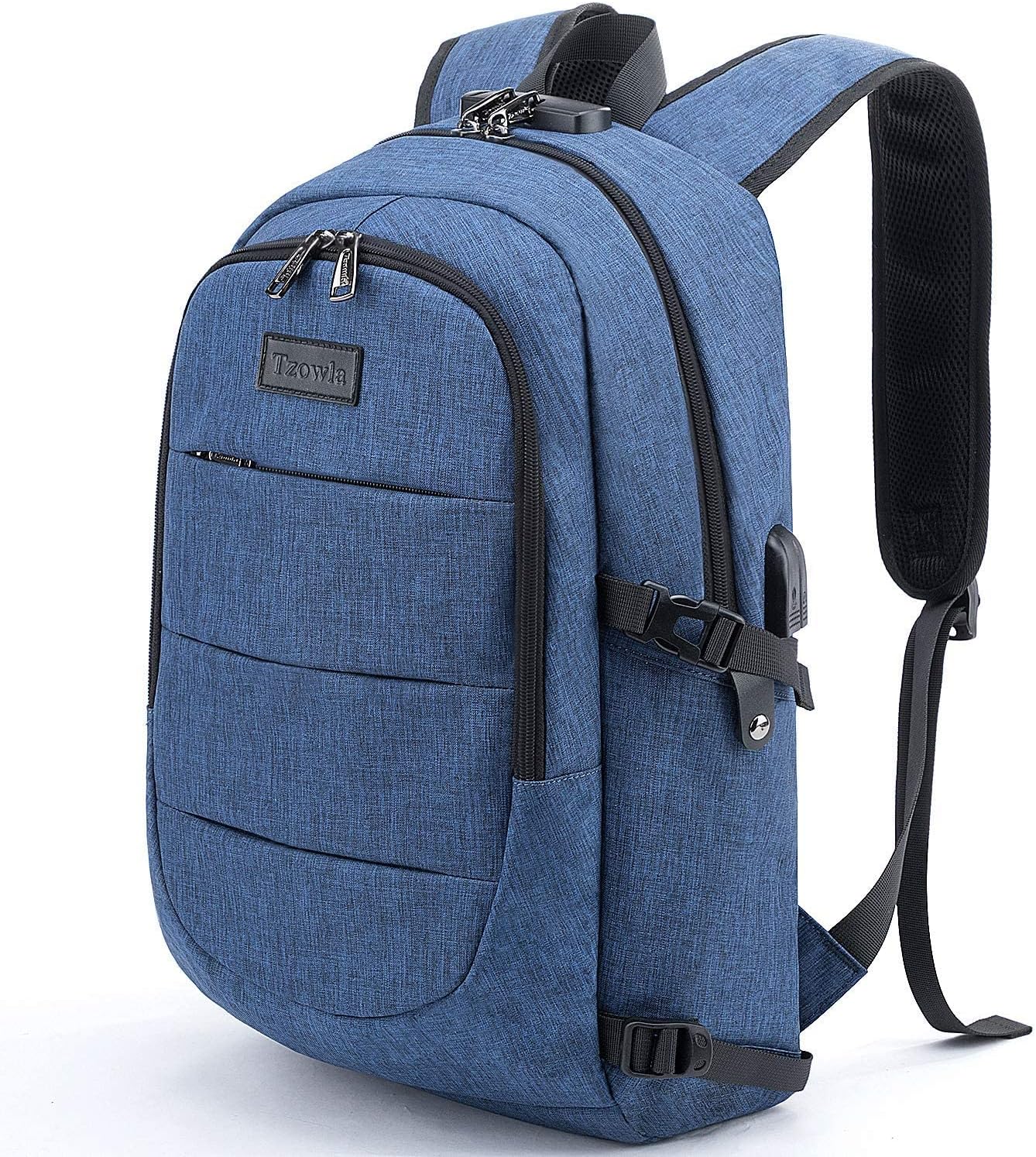 Tzowla Laptop Travel Backpack Mens Womens Water Resistant Anti-Theft Bag with US...