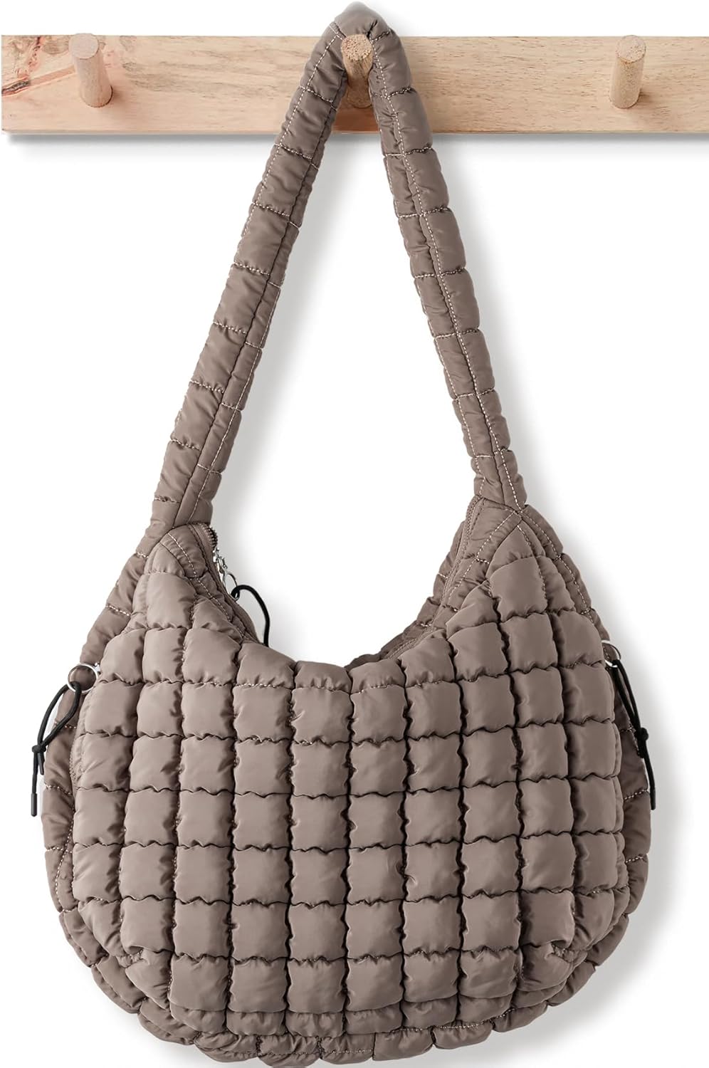 Puffer Tote Bag for Women Large Quilted Tote Bag Quilted Carryall Bag Soft Puffy...