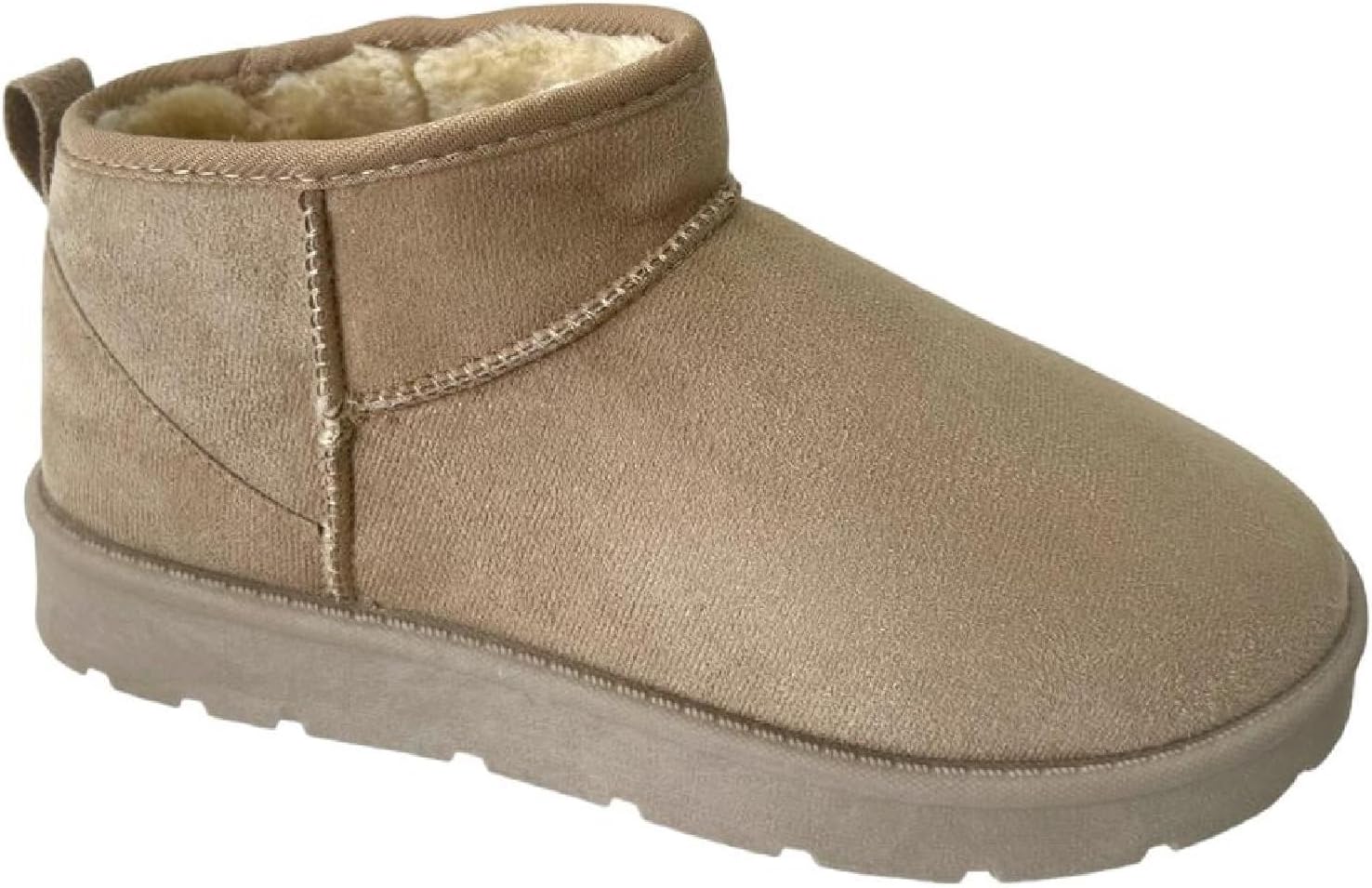 sole london LADIES FLAT WARM WOMENS WINTER FAUX FUR LINED ANKLE SHOES BOOTS 6 UK...