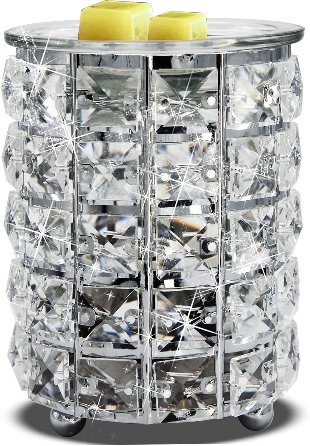 Wrought Iron Crystal Wax Melt Warmer Electric Oil Wax Melt Burner For Home, Kitc...