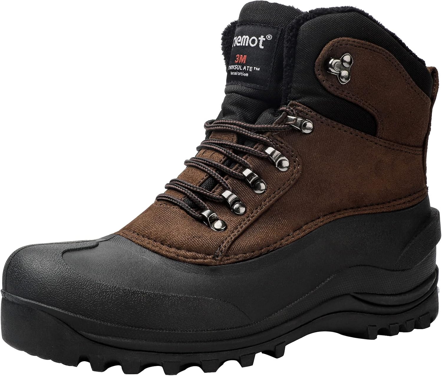 riemot Women's Men's Snow Boots, Waterproof Winter Boots for Dog Walking Hiking...