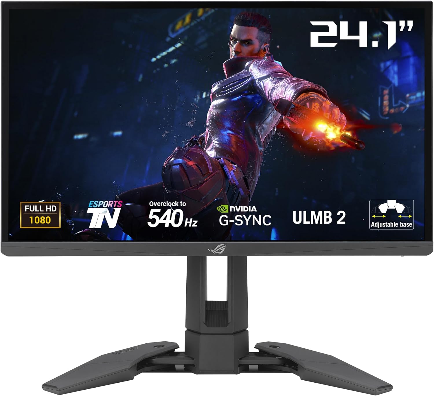 ASUS ROG Swift Pro PG248QP NVIDIA G-SYNC esports gaming monitor- 24.1-inch FHD,...