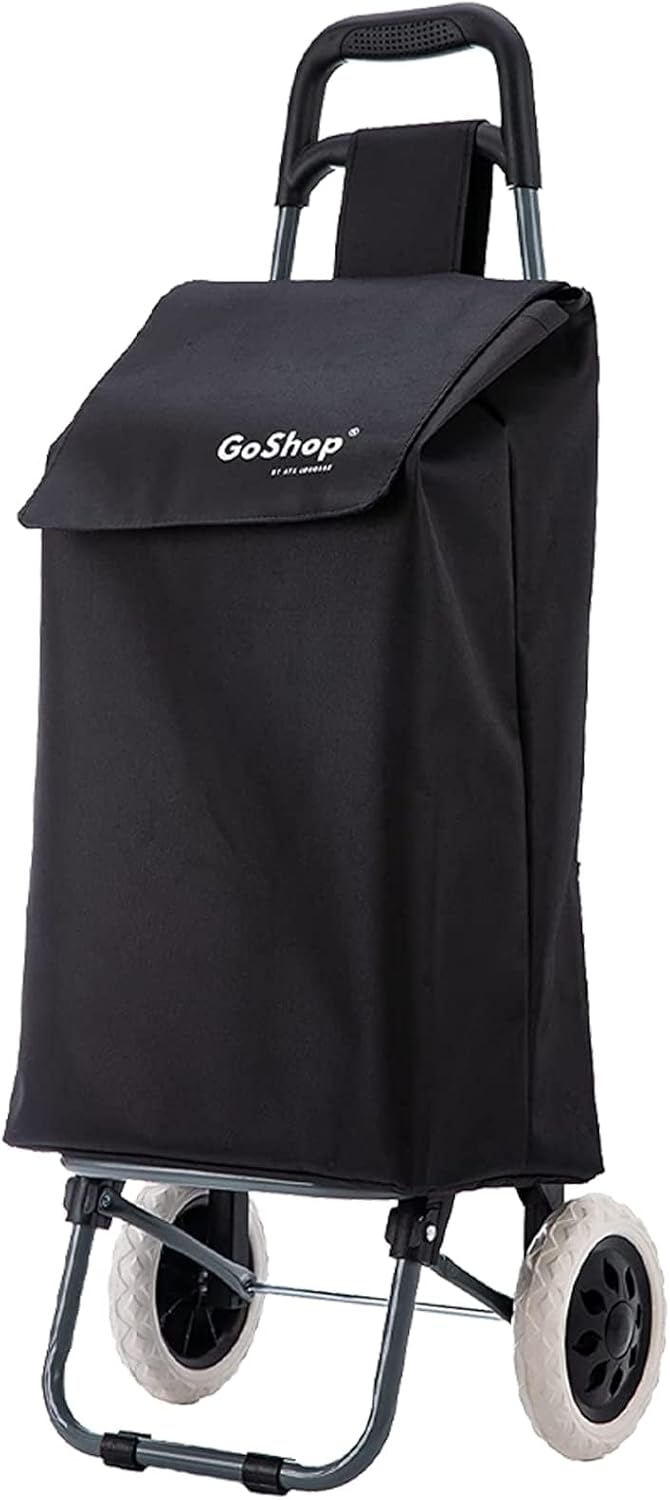 Premium 59L Lightweight Shopping Trolley, Hard Wearing & Foldaway Trendy Folding...
