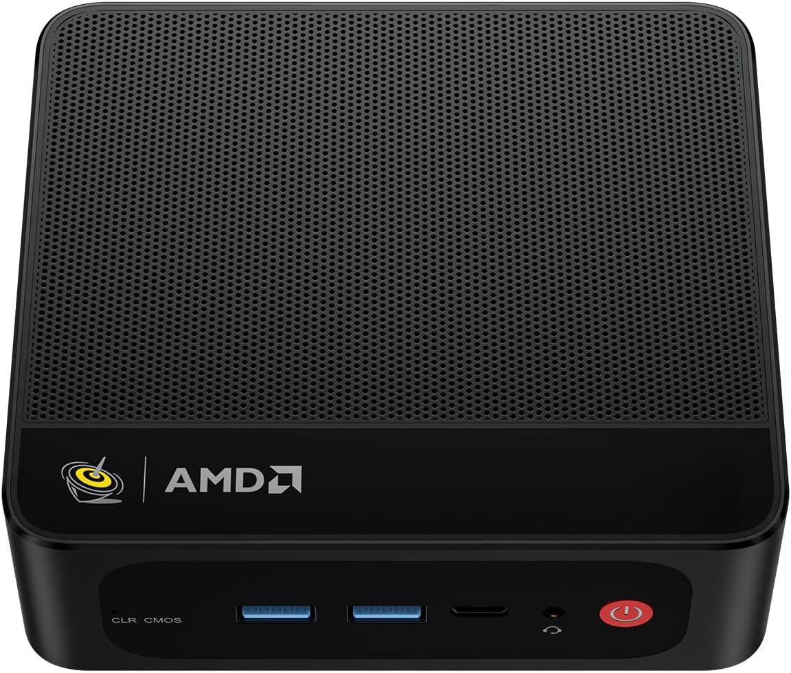 Beelink SER5 with 8-Core AMD Ryzen 7 5850U, 32GB DDR4, 500GB NVMe M.2 SSD,Triple...