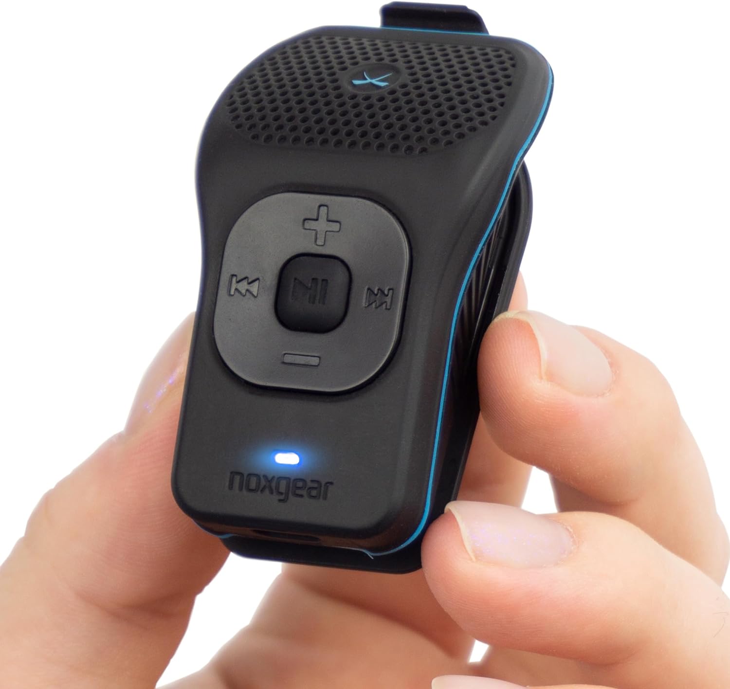 noxgear 39g Wearable Waterproof Bluetooth Speaker - Magnetic Clip-On Wireless Po...