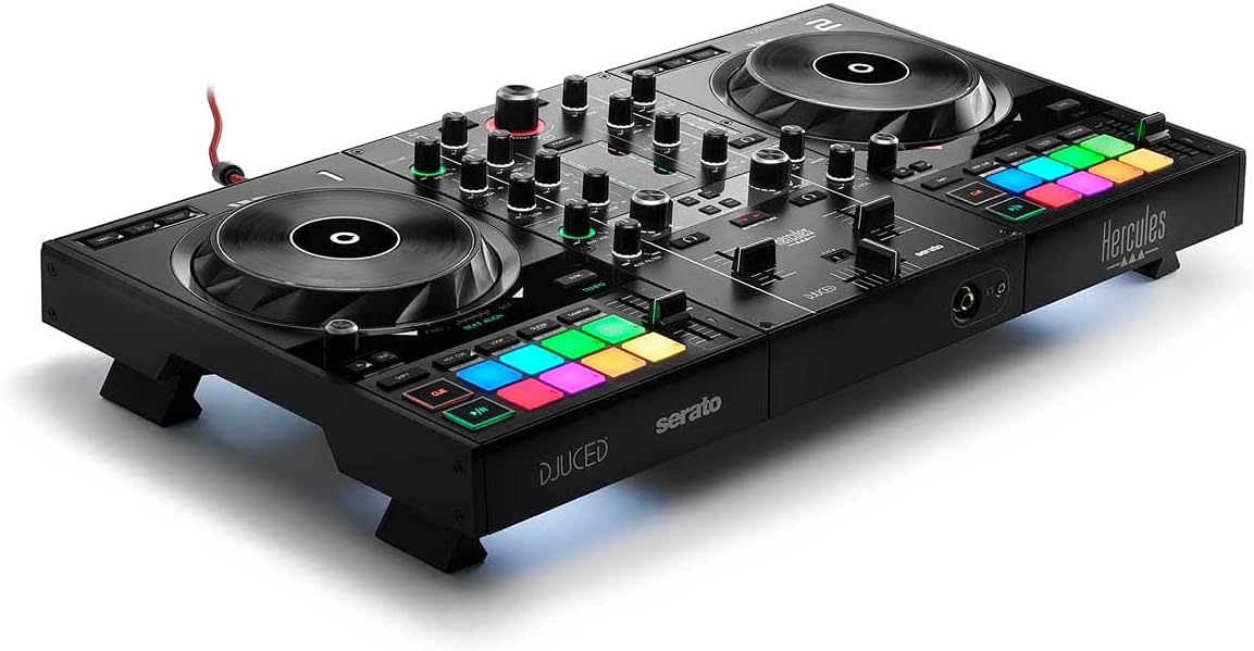 Hercules DJControl Inpulse 500: 2-deck USB DJ controller for Serato DJ and DJUCE...