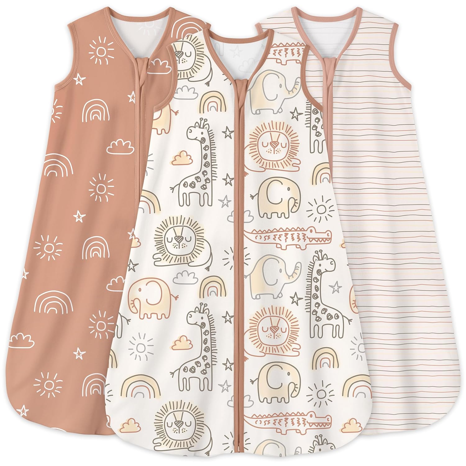 Yoofoss Baby Sleep Sack 18-24 Months 0.5 Tog Wearable Blanket for Baby, 3 Pack 1...