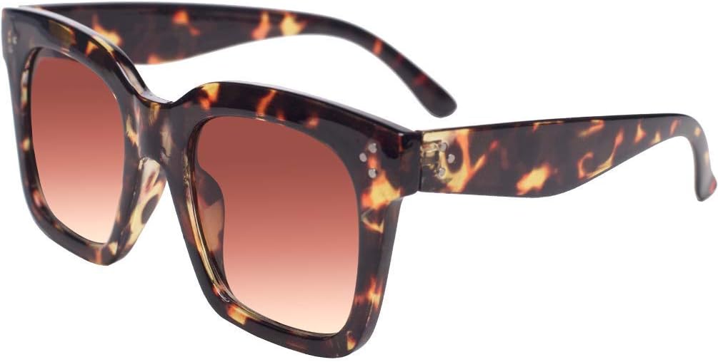 Vintage Women Oversized Sunglasses Designer Luxury Square Sun Glasses UV400 Prot...