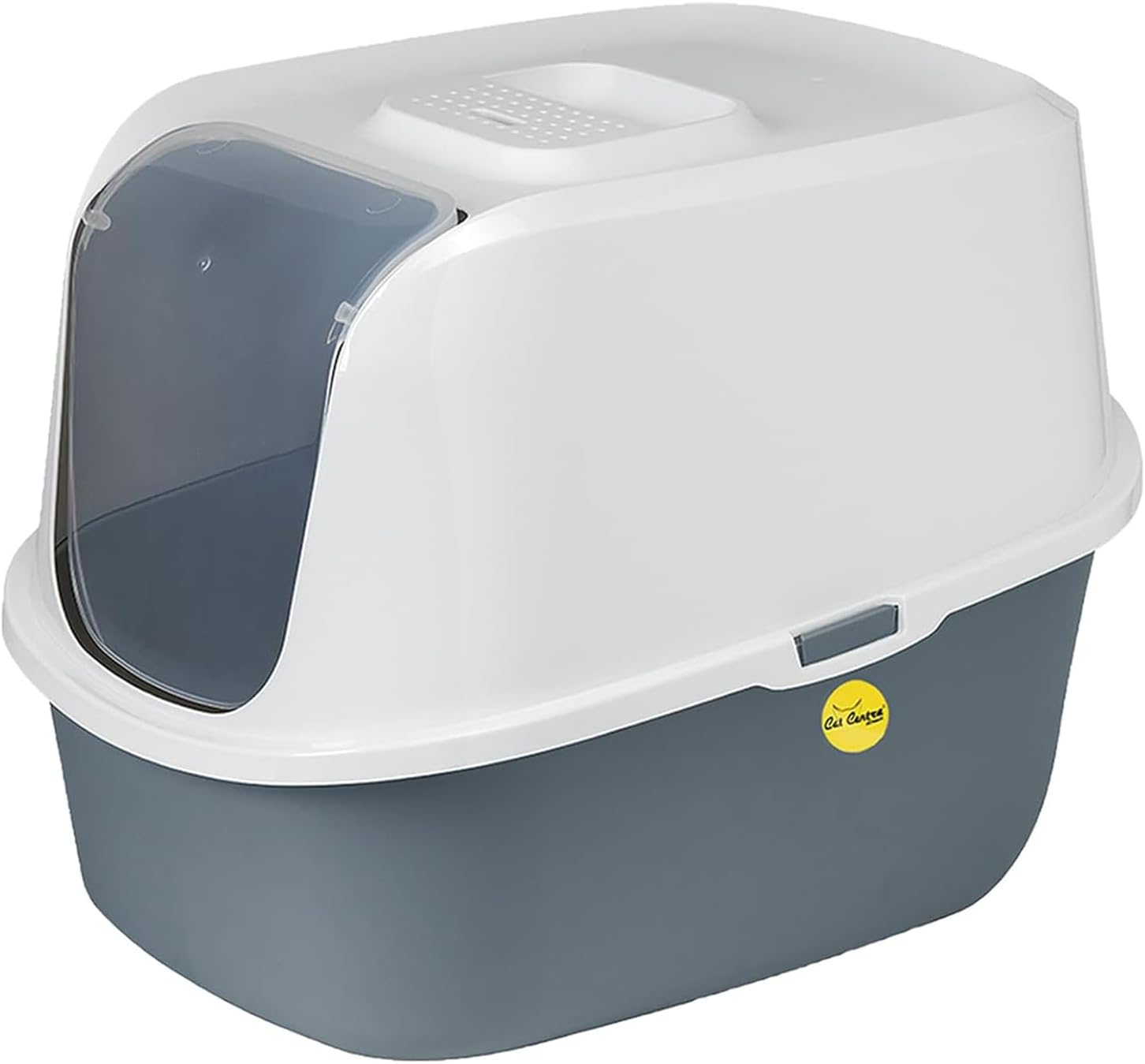 Cat Centre Cat Litter Tray Covered With Lid Detachable Litter Box Anti-Spillage...