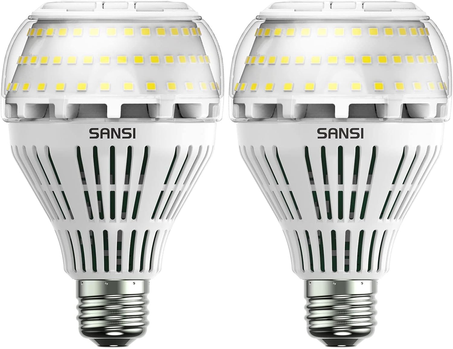 SANSI E27 Dimmable LED Light Bulbs 27W 5000K Daylight White, ES 250W Incandescen...
