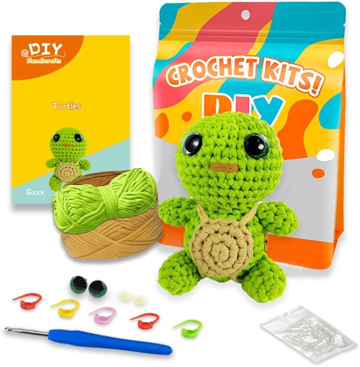 Jeslon Crochet Kit for Beginners - Learn to Crochet Amigurumi Crocheting Animals...