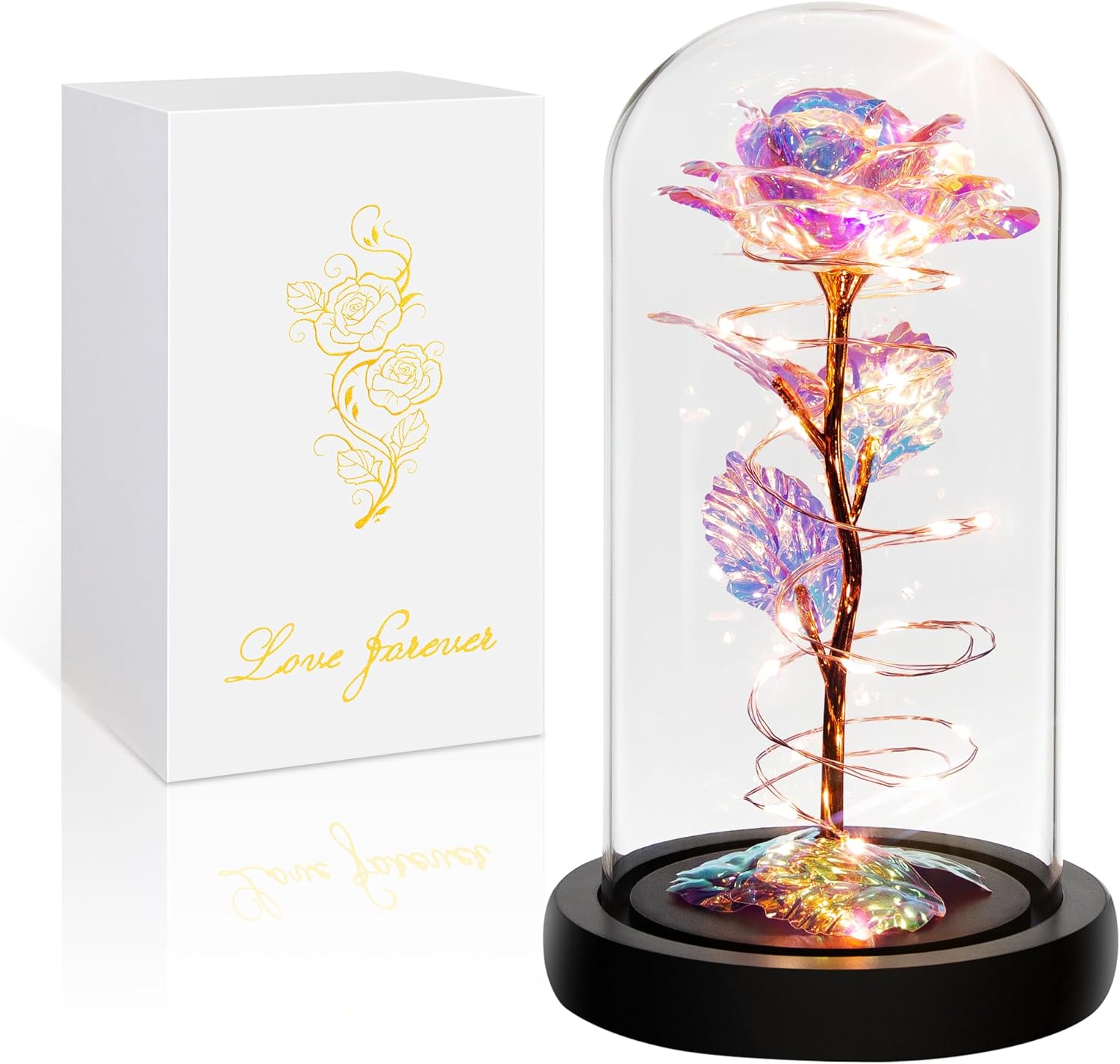 Valentines Day Gifts for Her,Birthday Gifts for Women,Valentines Rose Flower Gif...