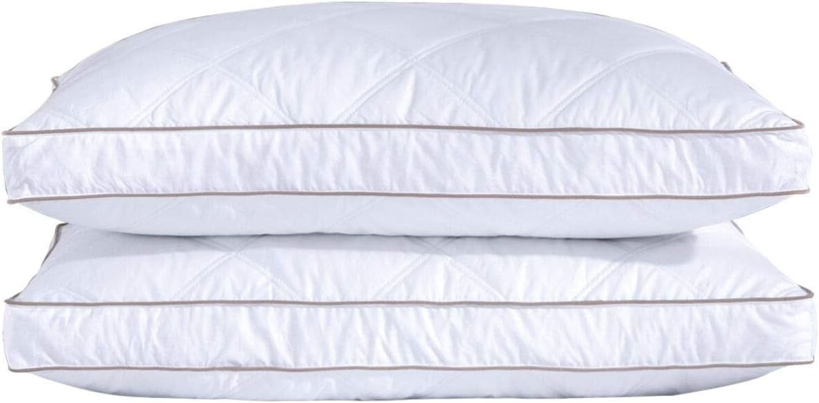 puredown® Goose Feathers and Down Pillow for Sleep...