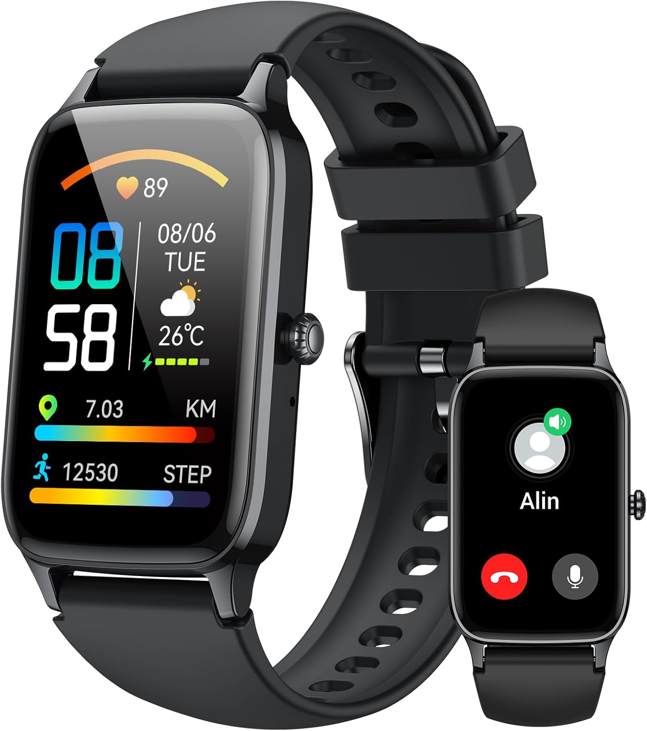 Smart Watch for Men Women Answer/Make Calls, 1.57"TFT Touch Display, Fitness Tra...