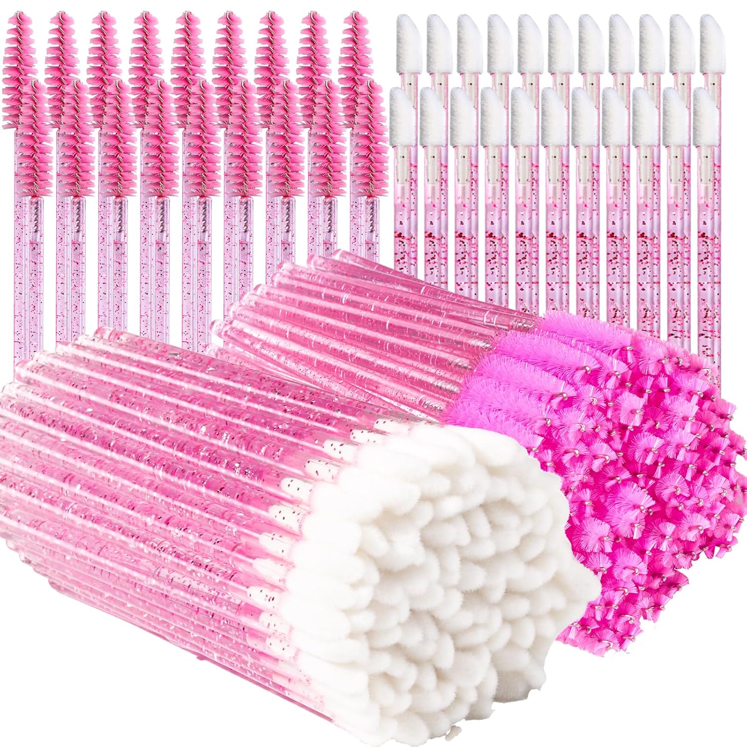 Teenitor 200pcs Mascara Wands and Lip Applicators Disposable, 100pcs Disposable...
