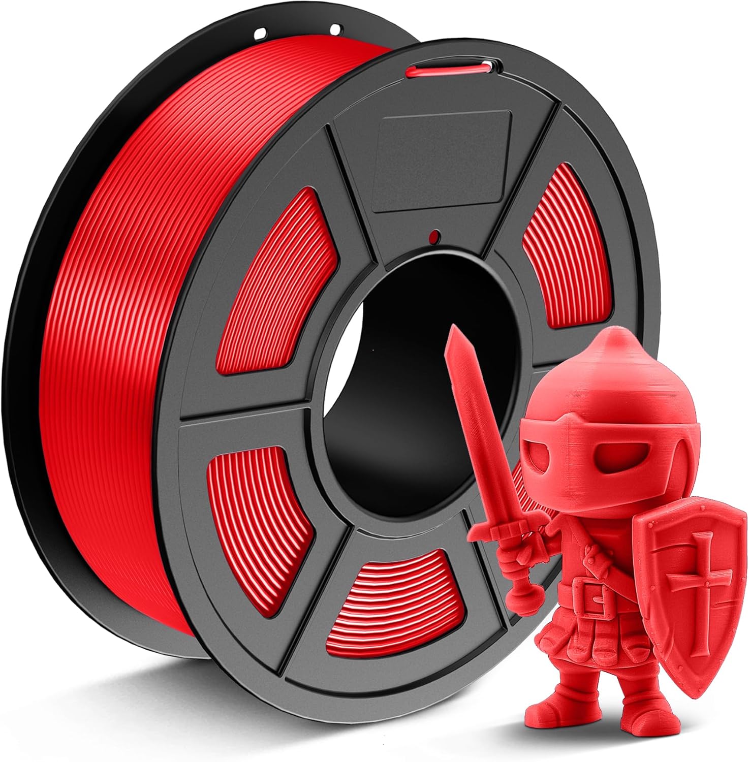 JAYO PLA+ Filament 1.75mm, PLA Plus 3D Printer Filament 1.1KG, Neatly Wound Fila...