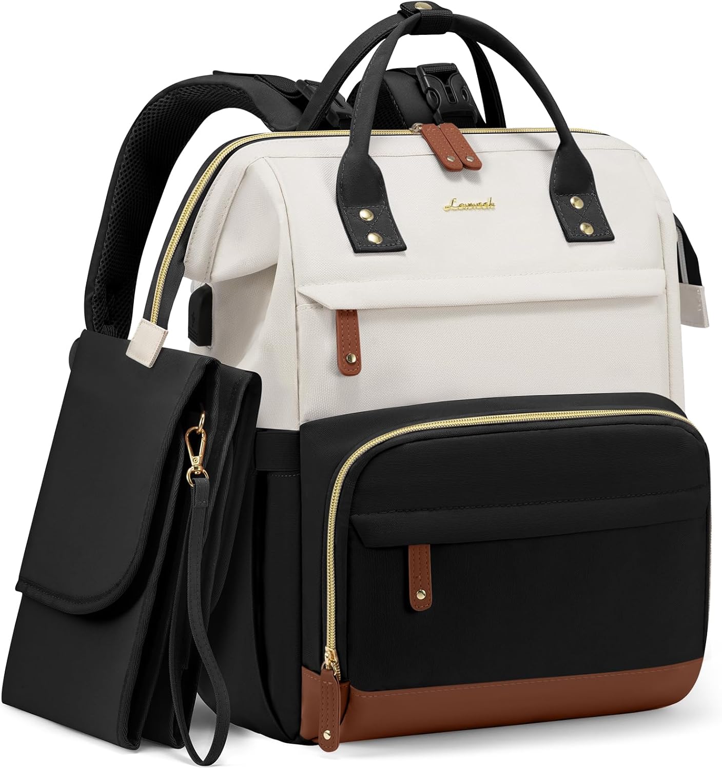 LOVEVOOK Diaper Bag Backpack, Baby Bag with Changing Station, Large Diaper Backp...