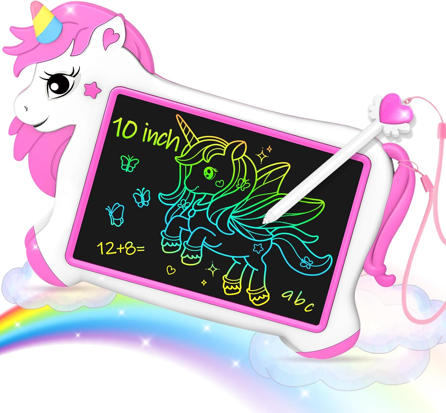 HappyGoLucky Unicorn Gifts for Girls, Lcd Drawing...