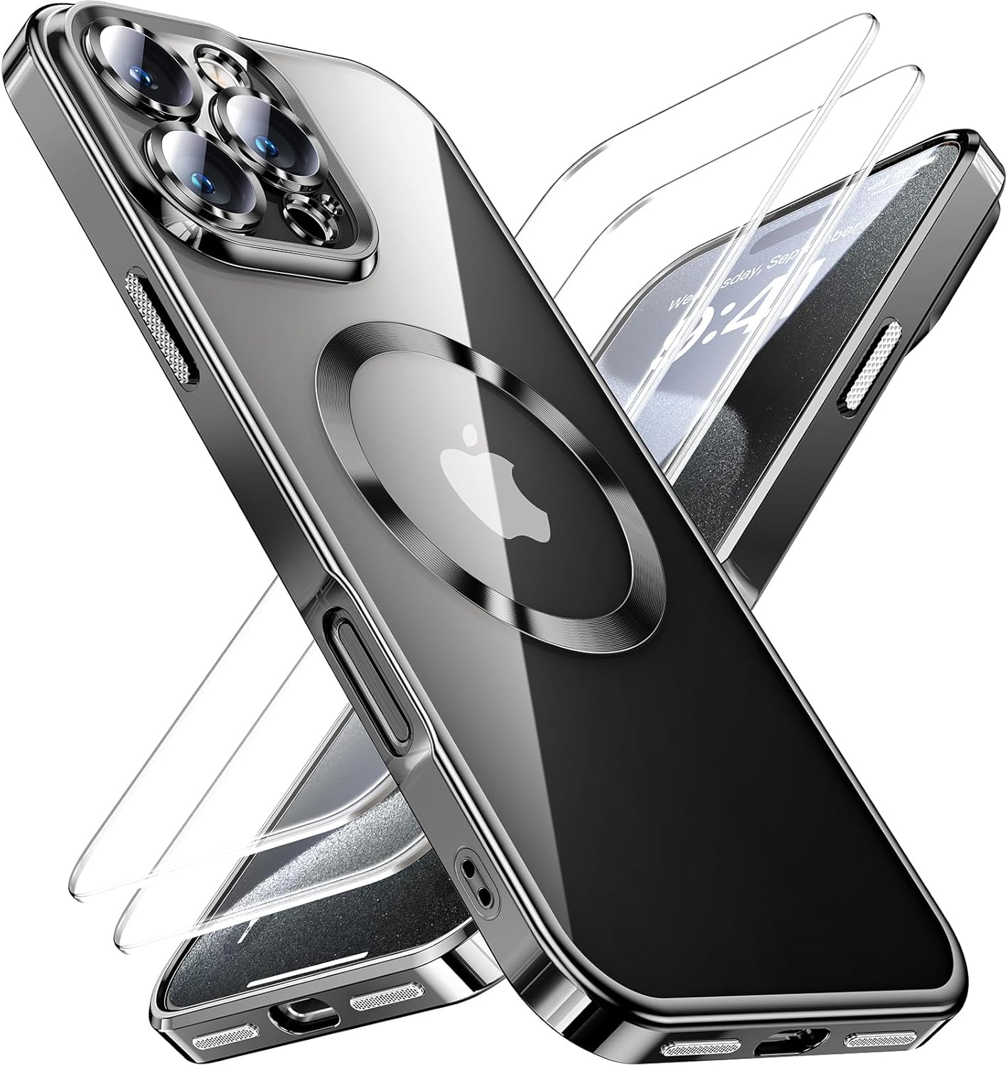 JUESHITUO for iPhone 16 Pro Case for Magsafe, Not-Yellowing, Integrated Camera P...