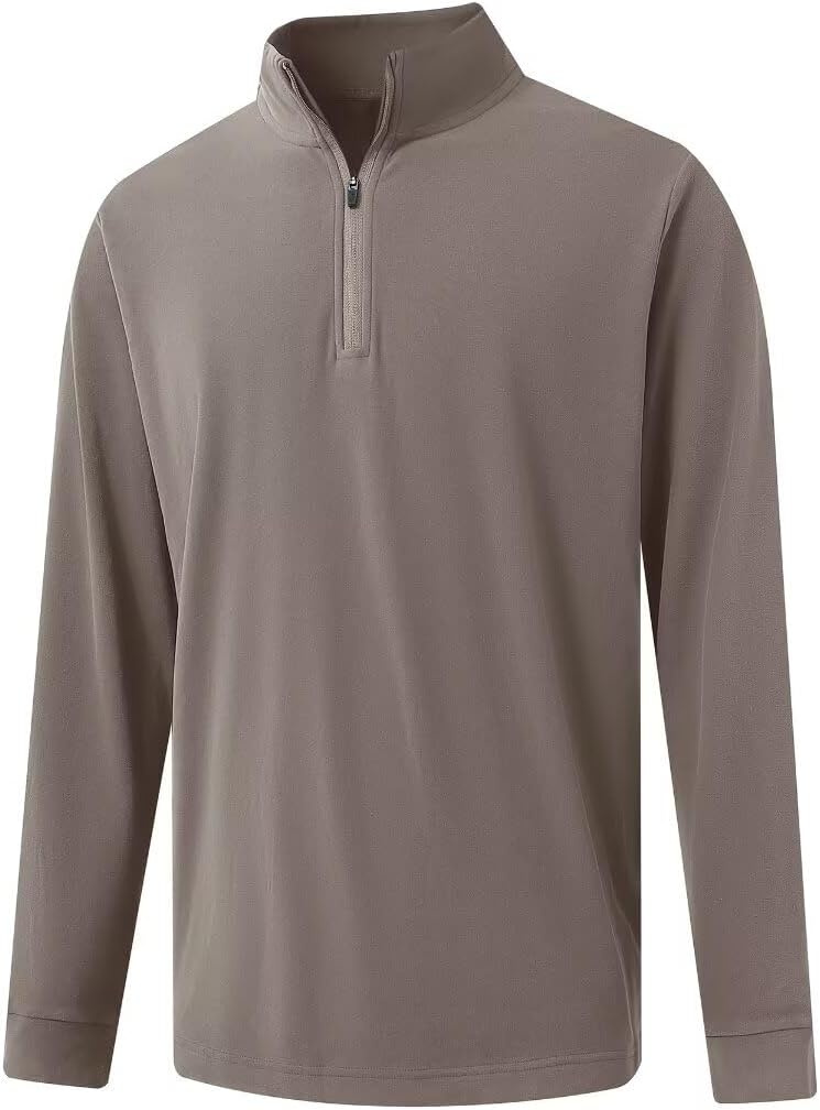 M MAELREG Quarter Zip Pullover Men Stretch Perform...