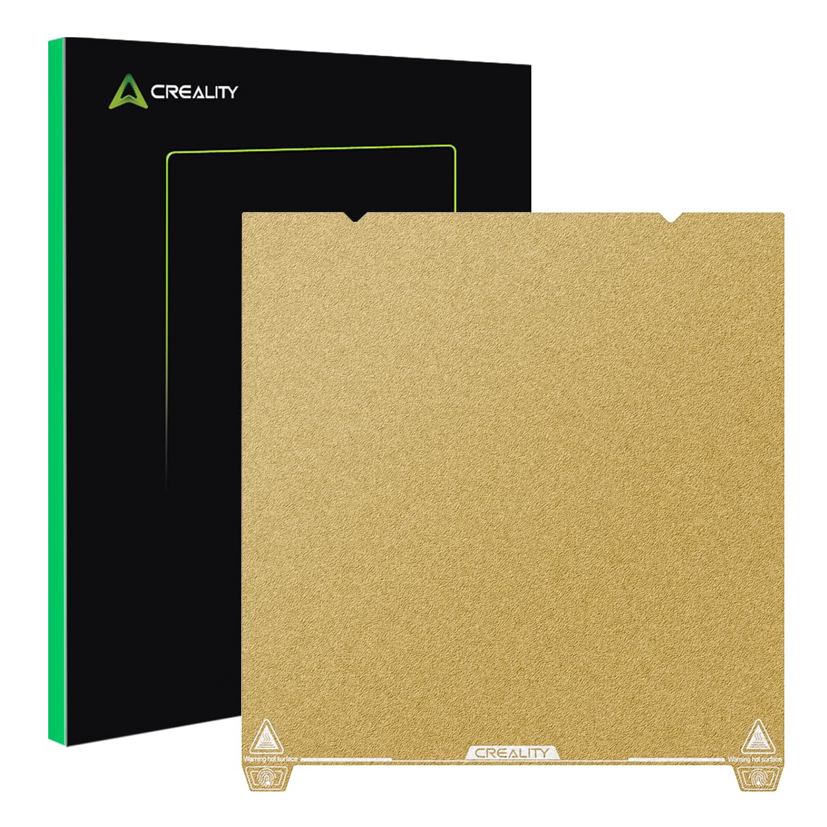 Creality Official K1 Max Build Plate PEI Sheet Golden, 315x310mm Textured Flexib...