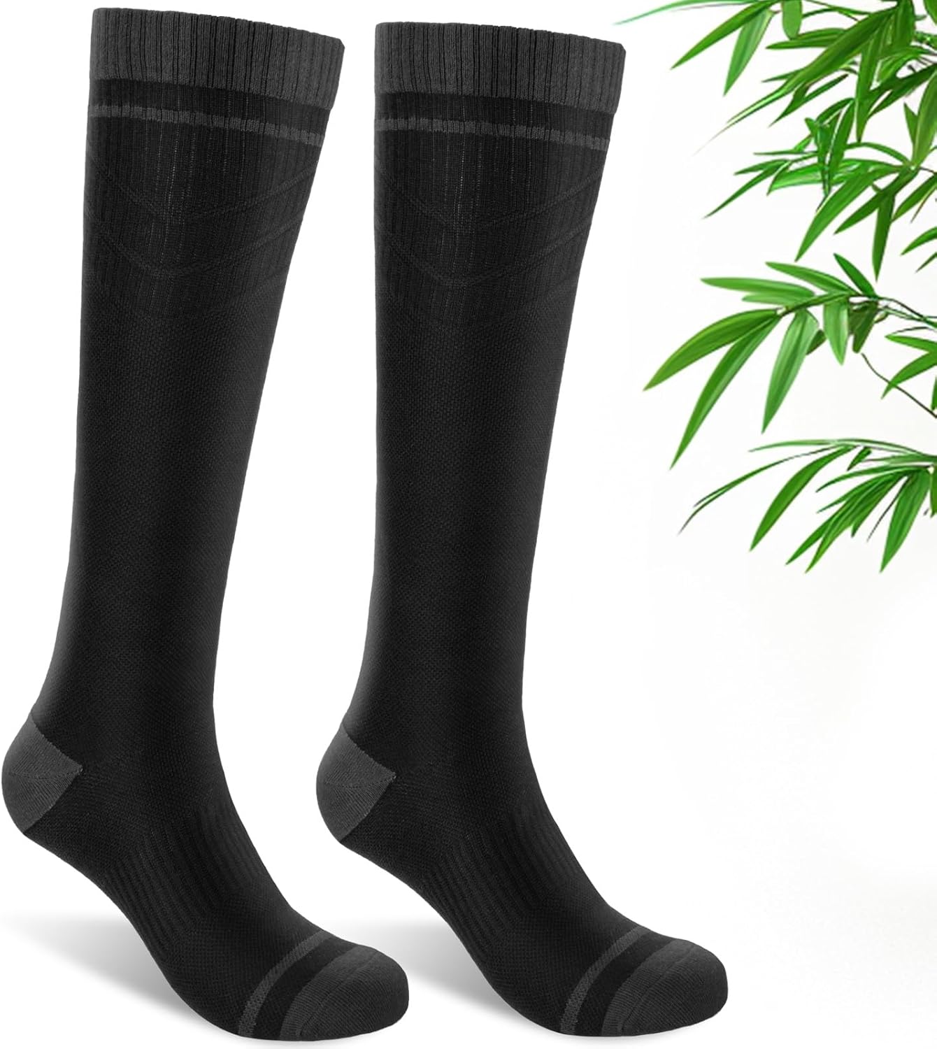 SONORAN Compression Socks for Women Men (1/2/3 Pairs) Flight Compression Bamboo...