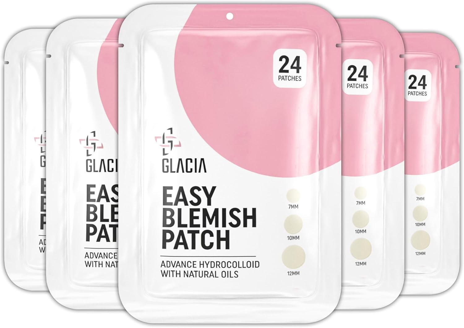 Spot Patches by Glacia® – Pimple Patches 120 Pack of Hydrocolloid Skin Patches f...