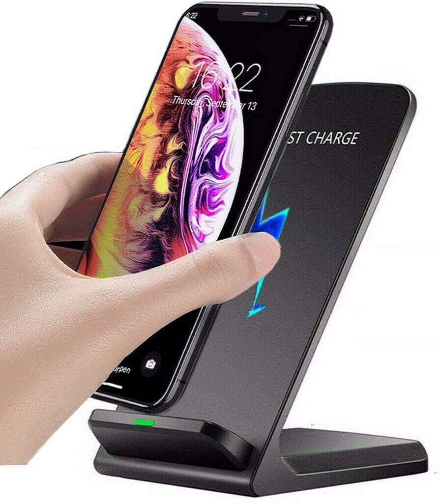 Wireless Charger Stand for Apple iPhone 14 13 12 Mini 11 Pro Max/SE 2020/Xs/XR/X...